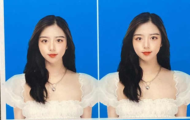 Tấm ảnh thẻ gây ấn tượng của nữ sinh Việt. 