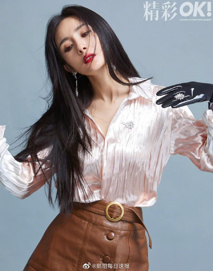 Dương Mịch trên tạp chí OK!: Ngày càng xinh đẹp, nhưng sao lại giống Triệu Lệ Dĩnh thế này? Ảnh 3