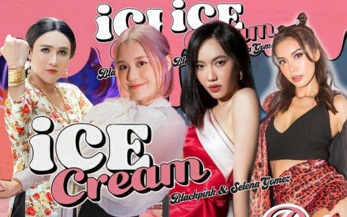 Dàn sao Việt 'rần rần' chế poster Ice Cream (BlackPink - Selena Gomez): Người sang chảnh ngút ngàn, kẻ 'đi đường quyền' cực mạnh Ảnh 2