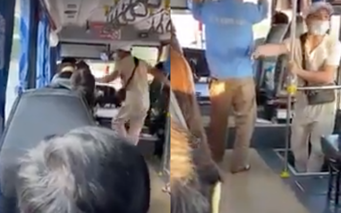 Thanh tra nội bộ xe buýt mặc thường phục chửi bới thậm tệ, doạ cắt cổ hành khách Ảnh 2