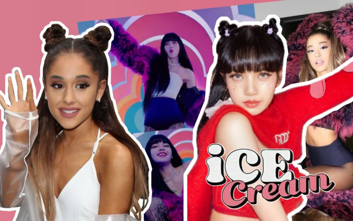Góc phát hiện: Lisa đã 'mượn' áo choàng của Ariana Grande để chưng diện trong MV Ice Cream? Ảnh 2