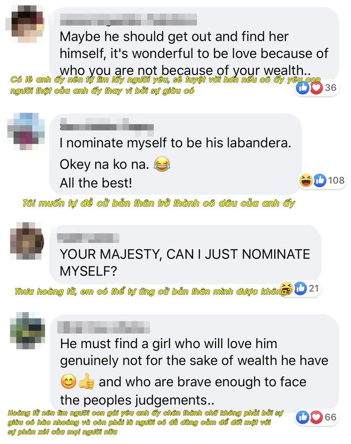 Nhiều cô gái mong muốn trở thành con dâu hoàng gia và đã tự tin đề cử chính mình