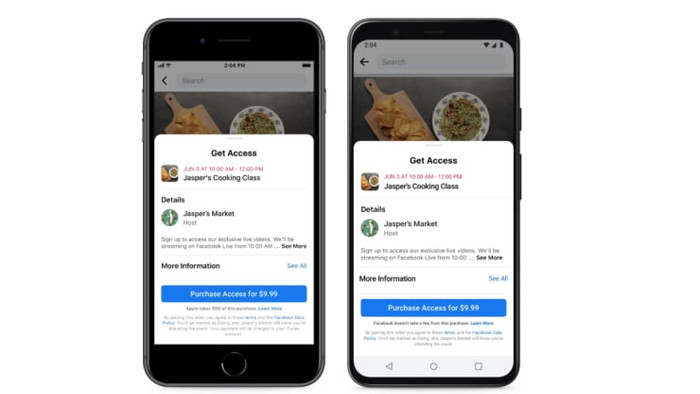 Bản cập nhật có nội dung thông báo cho người dùng về khoản phí Apple sẽ thu bị Apple từ chối. Ảnh: CNBC