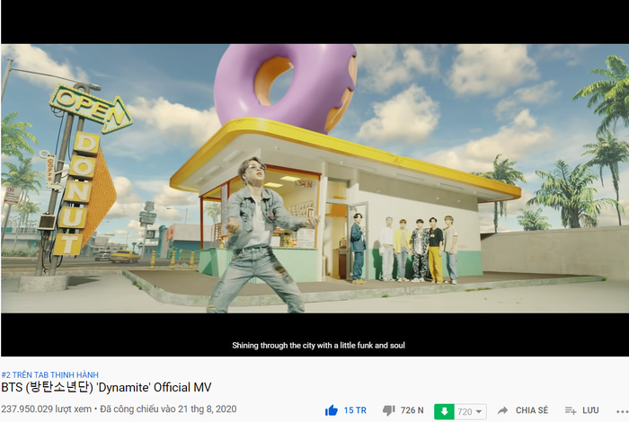 Chuỗi kỷ lục của BTS nối dài: Dynamite chính thức debut #3 trên BXH tại Vương Quốc Anh Ảnh 4