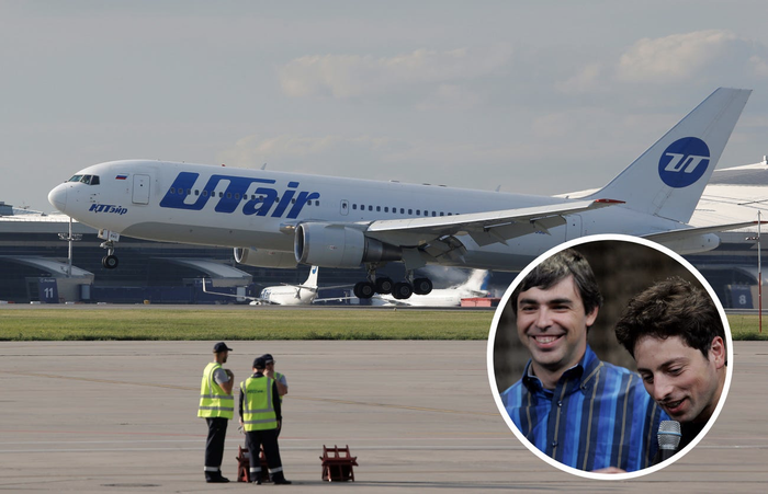 Vào năm 2005, hai nhà sáng lập của Google đã từng mua một chiếc máy bay Boeing 767-200  - từ hãng hàng không Qantas với giá 15 triệu USD để làm phương tiện công tác. Phi cơ này có sức chứa 50 hành khách và được 2 vị tỷ phú trang bị đầy đủ các tiện nghi tân tiến. (Ảnh: Getty Images)