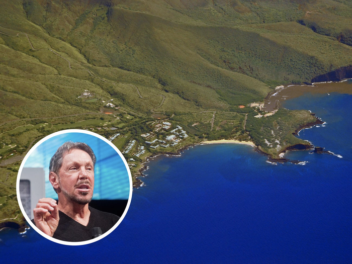 Năm 2012, tỷ phú Larry Ellison, nhà đồng sáng lập của tập đoàn công nghệ Oracle, đã chi đến 300 triệu USD để mua 98% diện tích hòn đảo Lanai thuộc quần đảo Hawaii, Mỹ. Hòn đảo bao gồm 90.000 mẫu đất, 3.200 cư dân sinh sống và hai khu nghỉ dưỡng Four Seasons. (Ảnh: Noah Berger/Reuters)