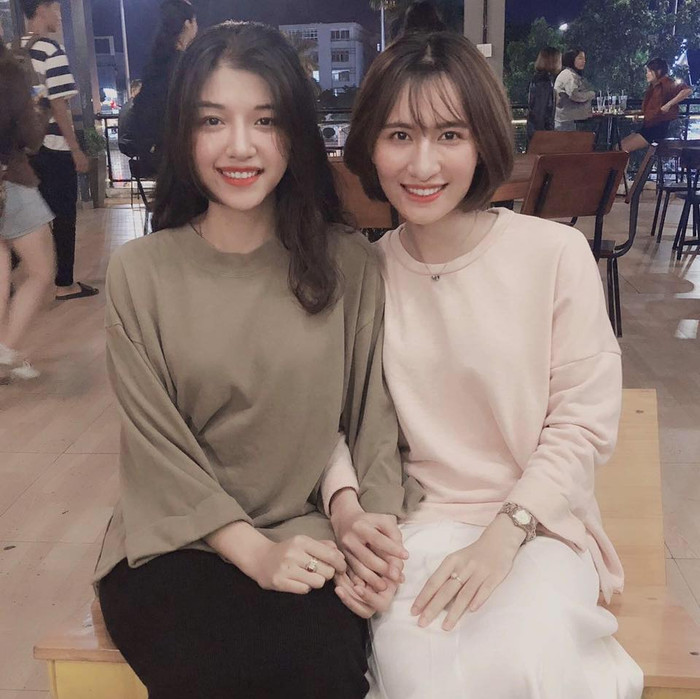 Đôi bạn thân Cẩm Nhung - Phương Thảo. Ảnh: Facebook Phương Thảo