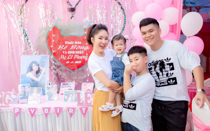 Lê Phương tổ chức tiệc sinh nhật cho bản thân kết hợp cùng tiệc thôi nôi cho con gái Ảnh 2