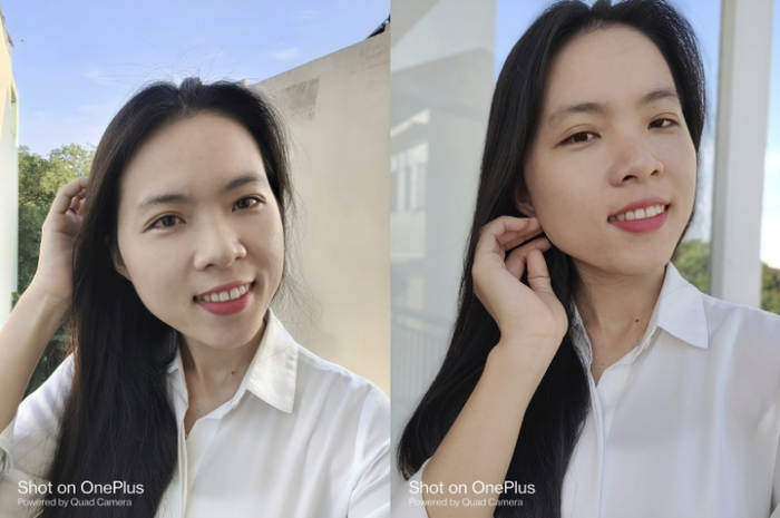 Khả năng chụp chân dung người của OnePlus 8 Pro bằng cả camera sau và trước chưa thực đủ ảo diệu như sản phẩm đối thủ