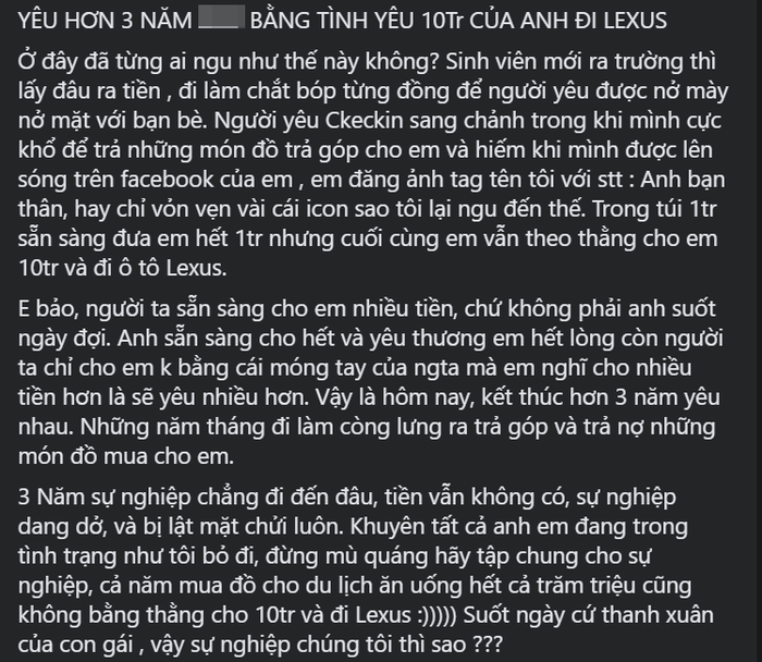 Câu chuyện trớ trêu của anh chàng