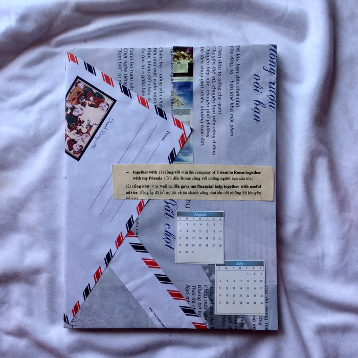 Không một bìa vở nào trùng ý tưởng với nhau. 