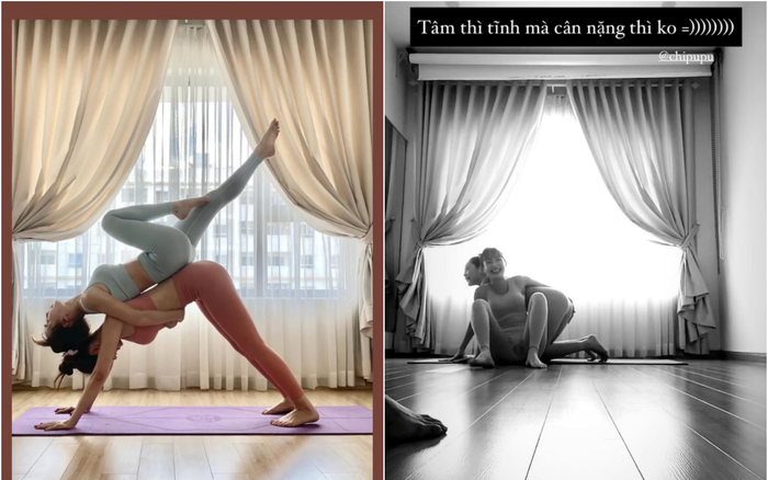 Chi Pu rủ Sun Ht tạo dáng yoga điệu nghệ nhưng ảnh hậu trường lại khiến dân mạng 'cười nghiêng ngả' Ảnh 2