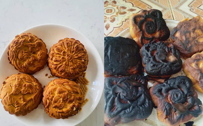 Những tác phẩm bếp núc 'gãy đổ' của hội chị em trong mùa Trung thu khiến dân mạng 'cười ngả nghiêng' Ảnh 2