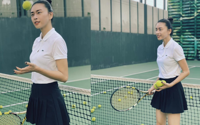 Ngô Thanh Vân 'hack' tuổi khi diện trang phục váy tennis trẻ trung như gái 18 Ảnh 2