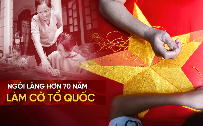 Ngôi làng đặc biệt ở Hà Nội hơn 70 năm may cờ Tổ quốc Ảnh 2