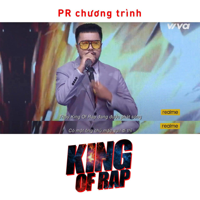 Rica mang tên cuộc thi King Of Rap vào màn trình diễn.