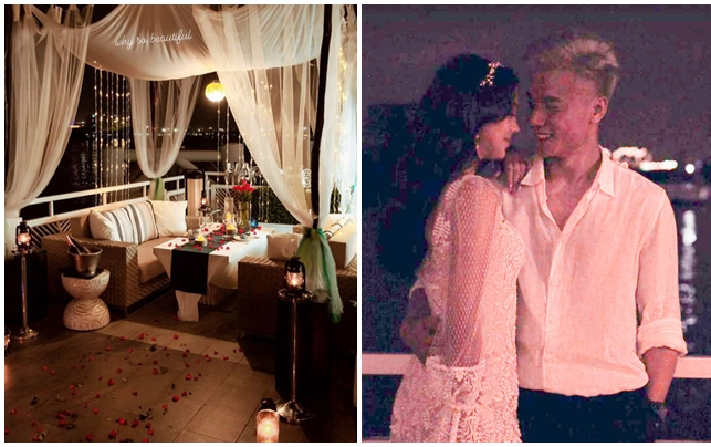 Bùi Tiến Dũng và mẫu Tây Dianka hẹn hò riêng ở nơi sang chảnh, lãng mạn Ảnh 2