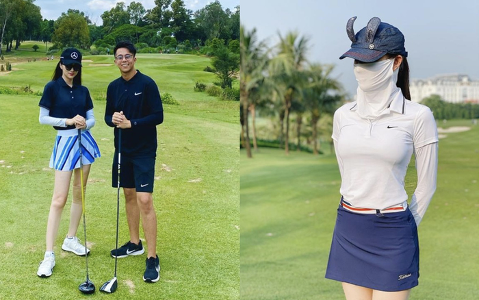 Style chơi golf của dàn mỹ nhân Việt: Hương Giang khoe đôi chân cực phẩm, Huyền My lại kín bưng Ảnh 2