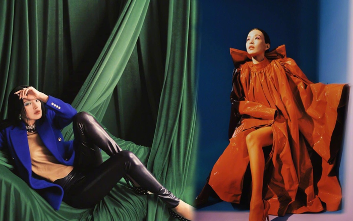 Thư Kỳ đẹp 'điên đảo' với style kiêu kì ma mị trên tạp chí Vogue Ảnh 2