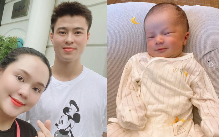 Quỳnh Anh hạ sinh quý tử đầu lòng, Duy Mạnh hạnh phúc khi lần đầu được làm bố Ảnh 2