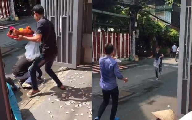 'Cô hồn sống' bê nguyên con heo quay bỏ chạy, gia chủ có tâm gọi với theo: 'Nước chấm này heo ơi' Ảnh 2