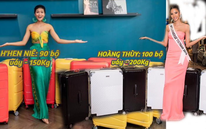 Hành lý đi thi của Hoa hậu Việt: H'Hen Niê đại thắng với 150kg, thương Hoàng Thùy 'phá sản' kế hoạch Ảnh 2