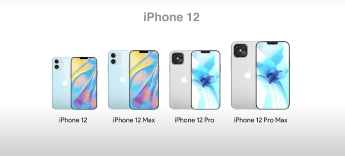 Apple được cho là sẽ giới thiệu 4 model iPhone 12 vào cuối năm nay. (Ảnh: PhoneArena)