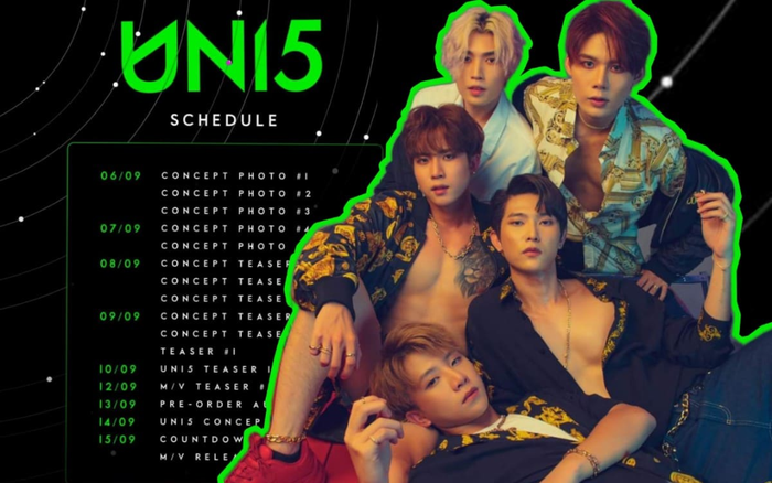 Ơn Trời! Uni5 cuối cùng đã được công ty đầu tư timeline comeback 'xịn sò' không kém idol Kpop Ảnh 2