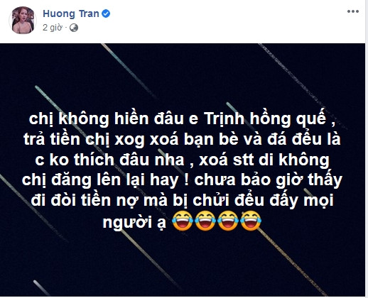 Vợ cũ Việt Anh 'tố' Hồng Quế nợ nần: Tình cảm chị em thân thiết chính thức 'toang'? Ảnh 3