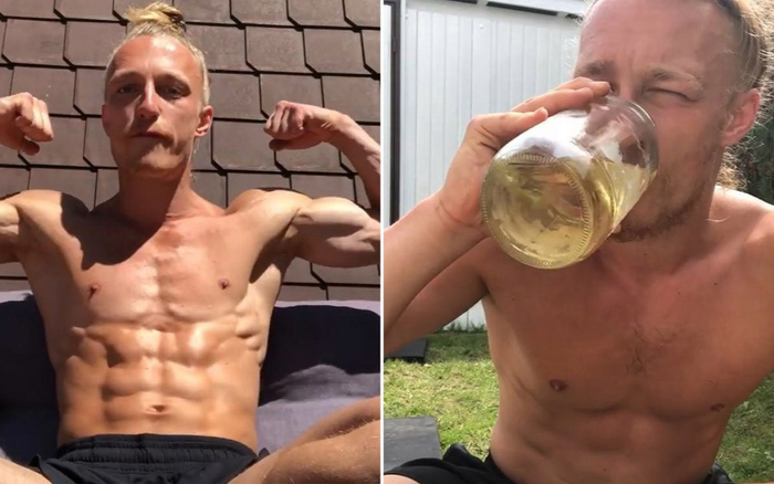 Kỳ lạ chàng trai thích uống nước tiểu để tăng cường sức khỏe Ảnh 2