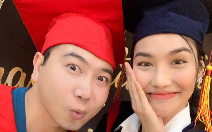 Lên chức bố mẹ nhưng vợ chồng Lan Khuê vẫn 'lầy lội' hoá thành cử nhân nhí nhảnh Ảnh 2