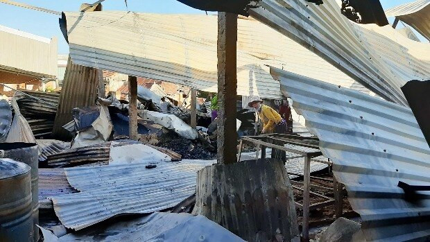 Theo chủ cơ sở, vụ hỏa hoạn gây thiệt hại ước tính khoảng 2 tỉ đồng. Ảnh: Xuân Thức/Báo Giao thông