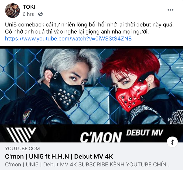 Động thái khiến fan ấm lòng của Toki giữa thời điểm Uni5 rần rần comeback Ảnh 2