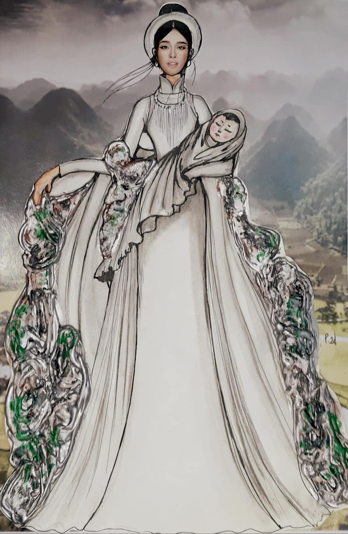 Thiết kế 'Tô Thị' bản vẽ phác thảo 