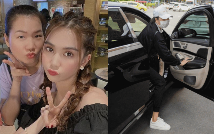 Sướng như trợ lý Ngọc Trinh: Phủ đồ hiệu từ đầu đến chân, hết Versace đến Gucci chứ chẳng vừa Ảnh 2