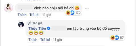 Vì quá gợi cảm, một tài khoản Facebook đã bình luận hài hước và nhận được lời cảnh tỉnh của bà xã Công Vinh.