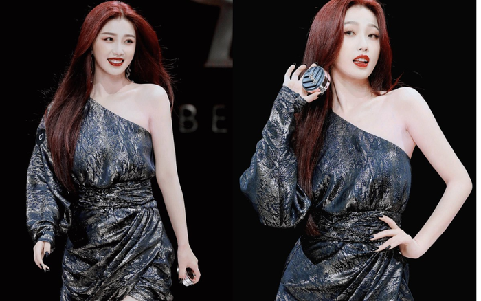 'Thánh lố' Ngu Thư Hân gây sửng sốt với nhan sắc đỉnh cao khi tham dự sự kiện thời trang Ảnh 2