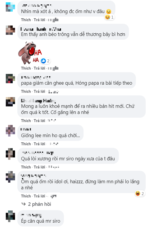 Hình ảnh gầy gò đáng báo động của Mr. Siro khiến nhiều người không khỏi lo lắng