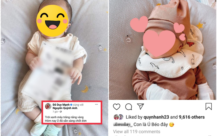 Duy Mạnh khoe con trai mới lọt lòng đã biết phụ bố mẹ kiếm tiền, dân mạng 'thả tim' rần rần Ảnh 2