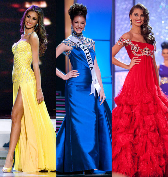 Bộ tam Venezuela diện 3 màu sắc ứng với 3 tông màu với quốc kỳ.