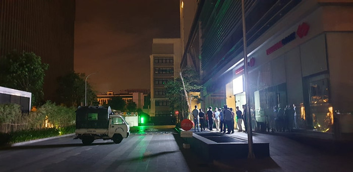 Hiện trường vụ việc. 