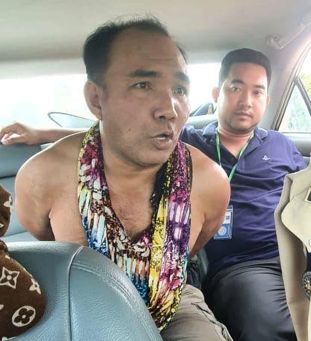 Kub Pha bị cảnh sát bắt sau 18 tháng lẩn trốn.