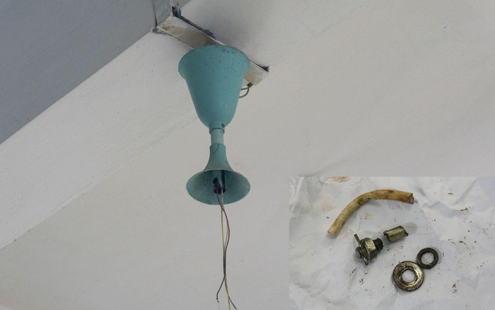 Cánh quạt trần bất ngờ rơi văng vào mặt, nam sinh lớp 2 phải nhập viện cấp cứu Ảnh 2