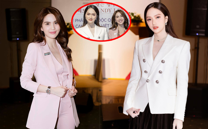 Đứng cạnh Hương Giang, Ngọc Trinh bị anti-fan soi chiều cao, đào mộ ảnh cũ bên đồng nghiệp Ảnh 2