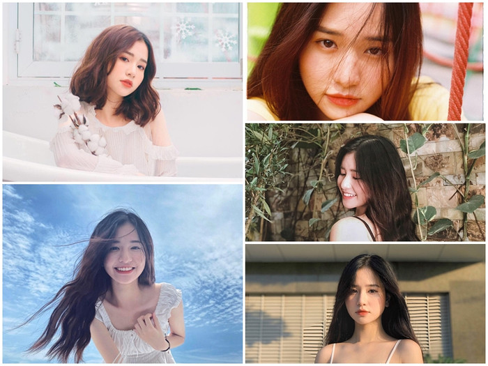 Nhan sắc tinh khôi của Mai Linh, bạn gái chàng hotboy U23 Việt Nam.