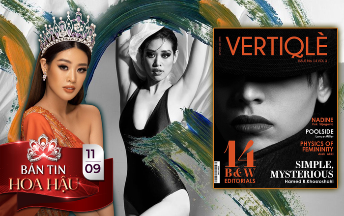 Hoa hậu Khánh Vân pose dáng quyến rũ xuất hiện trên tạp chí thời trang Anh Ảnh 2