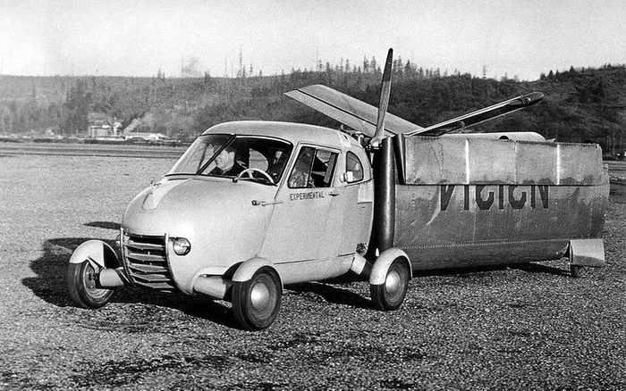 Chỉ có 6 chiếc ô tô bay Aerocar được sản xuất. (Ảnh: Autocar)