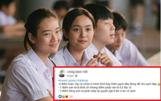 Trào lưu khoe điểm thấp thời đi học: Lý do bá đạo quá đi thôi! Ảnh 2