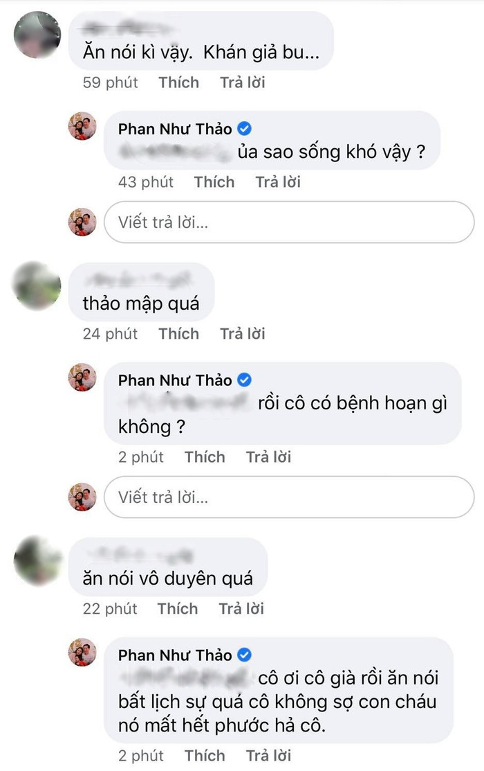 Cựu người mẫu Phan Như Thảo bức xúc, đáp trả gay gắt khi bị chê mập