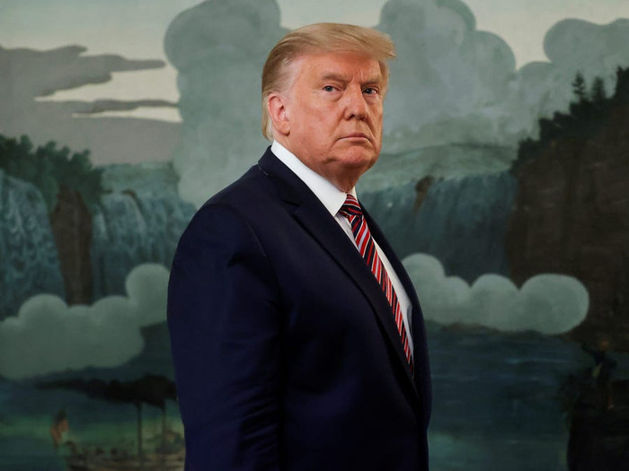 Tổng thống Mỹ Donald Trump. Ảnh: BI